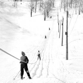 Old school skiing