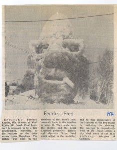 Fred Lonsdorf Ice Statue