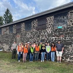 Thompson Scholars after helping out with Keweenaw National Historical Park