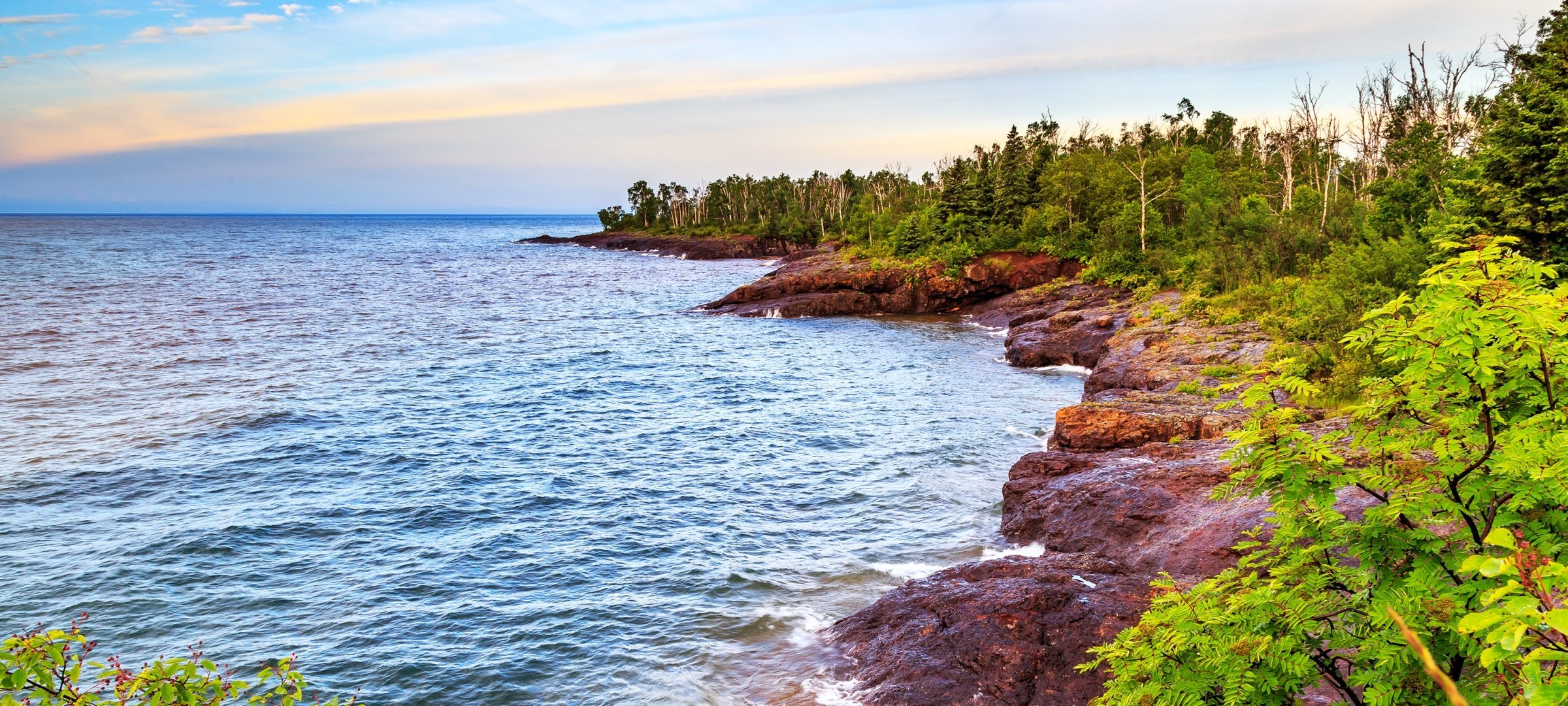 Copper Harbor lakeshore