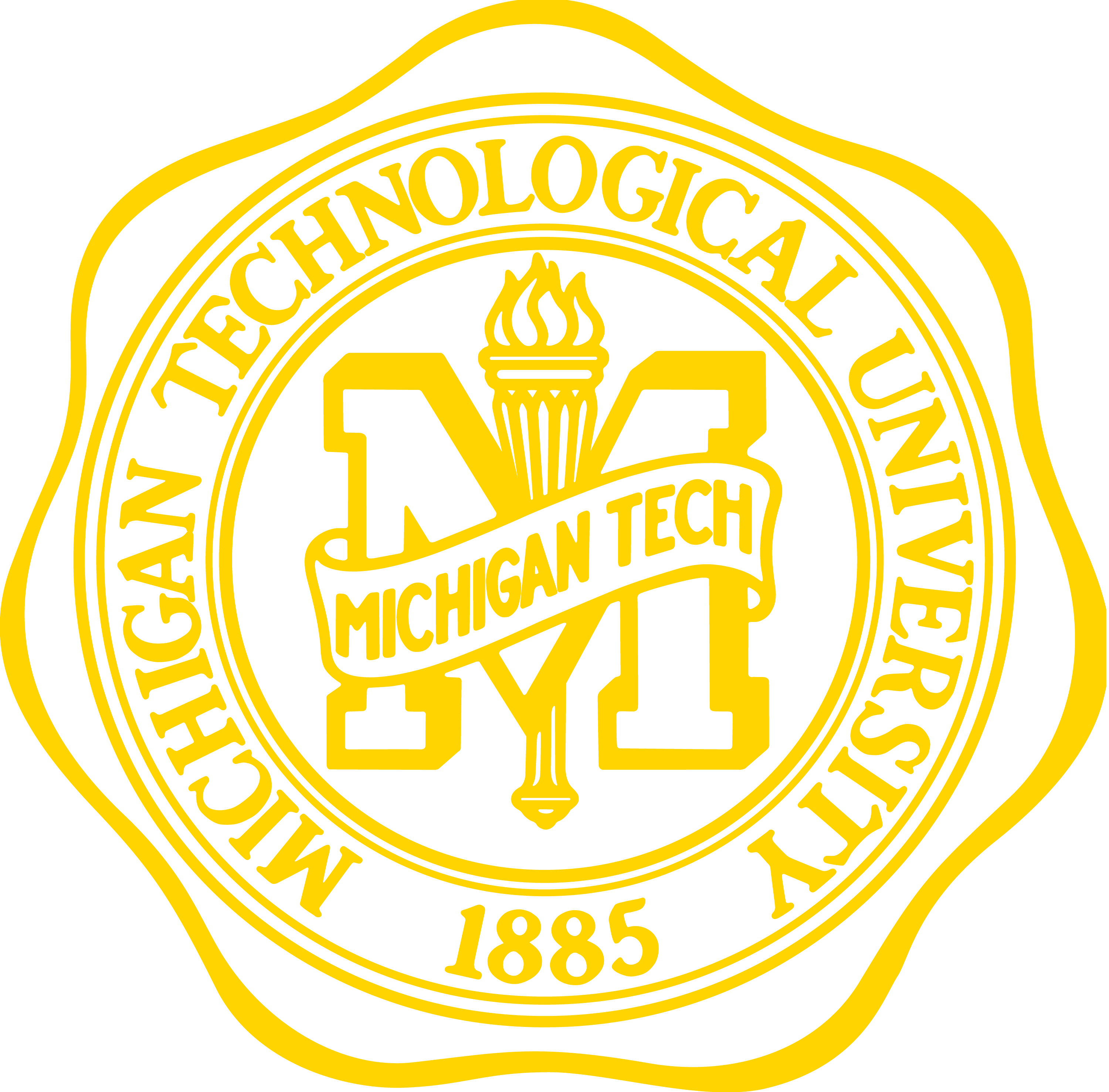 Yellow University Seal