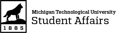 Black horizontal Student Affairs department identifier.