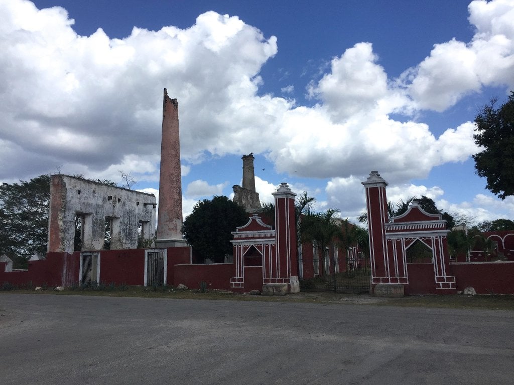 This abandoned hacienda in the Yucatan is near where David Flaspohler is doing his research in Merida, Mexico.