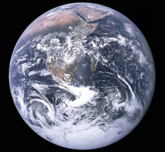 The Earth seen from Apollo 17