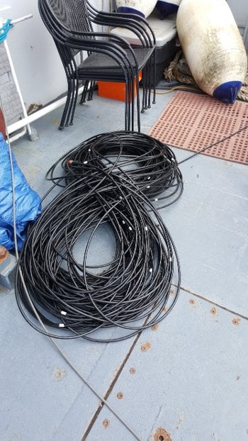 200 m hydrophone cable