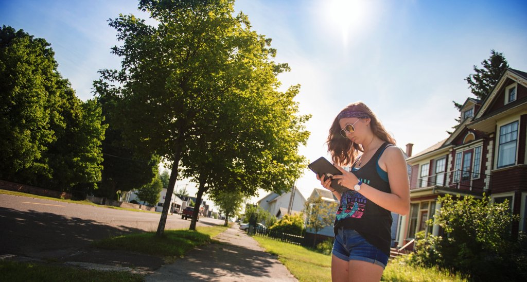 Students spent part of the summer on paid internships mapping in area communities to better understand the impact of park location, trees, and other amenities on child health and well-being.