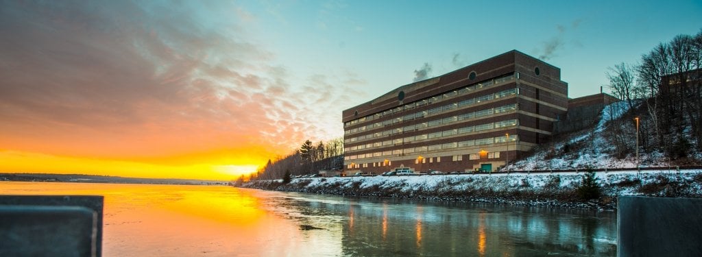 Sunrise over Keweenaw Waterway