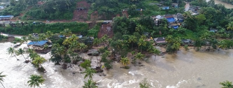 flooded river