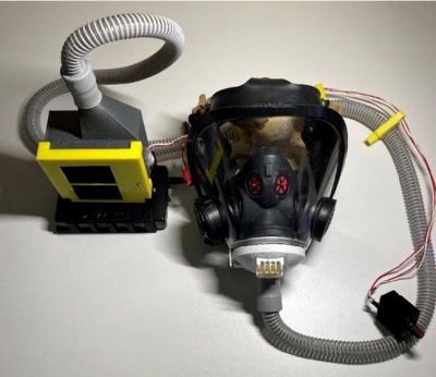 3D printed firefighter mask