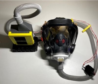 3D printed firefighter mask