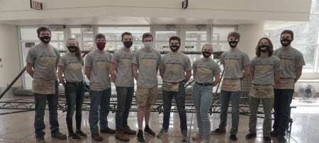 MTU's Steel Bridge Team competes from campus and wins two regional competitions.