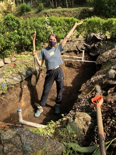 An environmental engineer from Michigan Tech builds a gray-water treatment system in Costa Rica