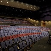Middle section of seats from the north side of the Performance Hall.