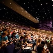 Audience from the north side of the Performance Hall.