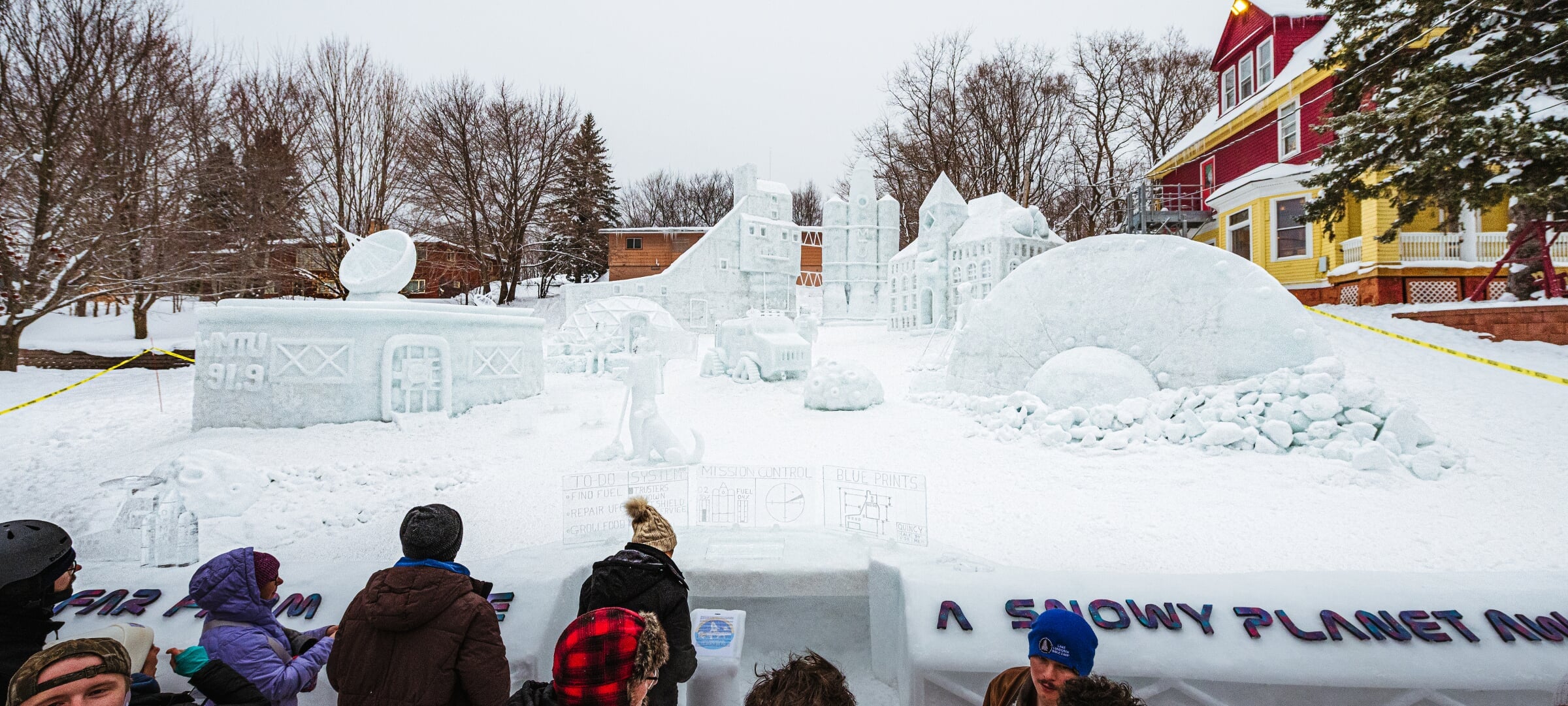 The 2026 winning statue by Phi Kappa Tau.
